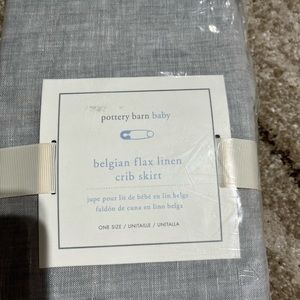 NEW in package - Pottery Barn crib skirt